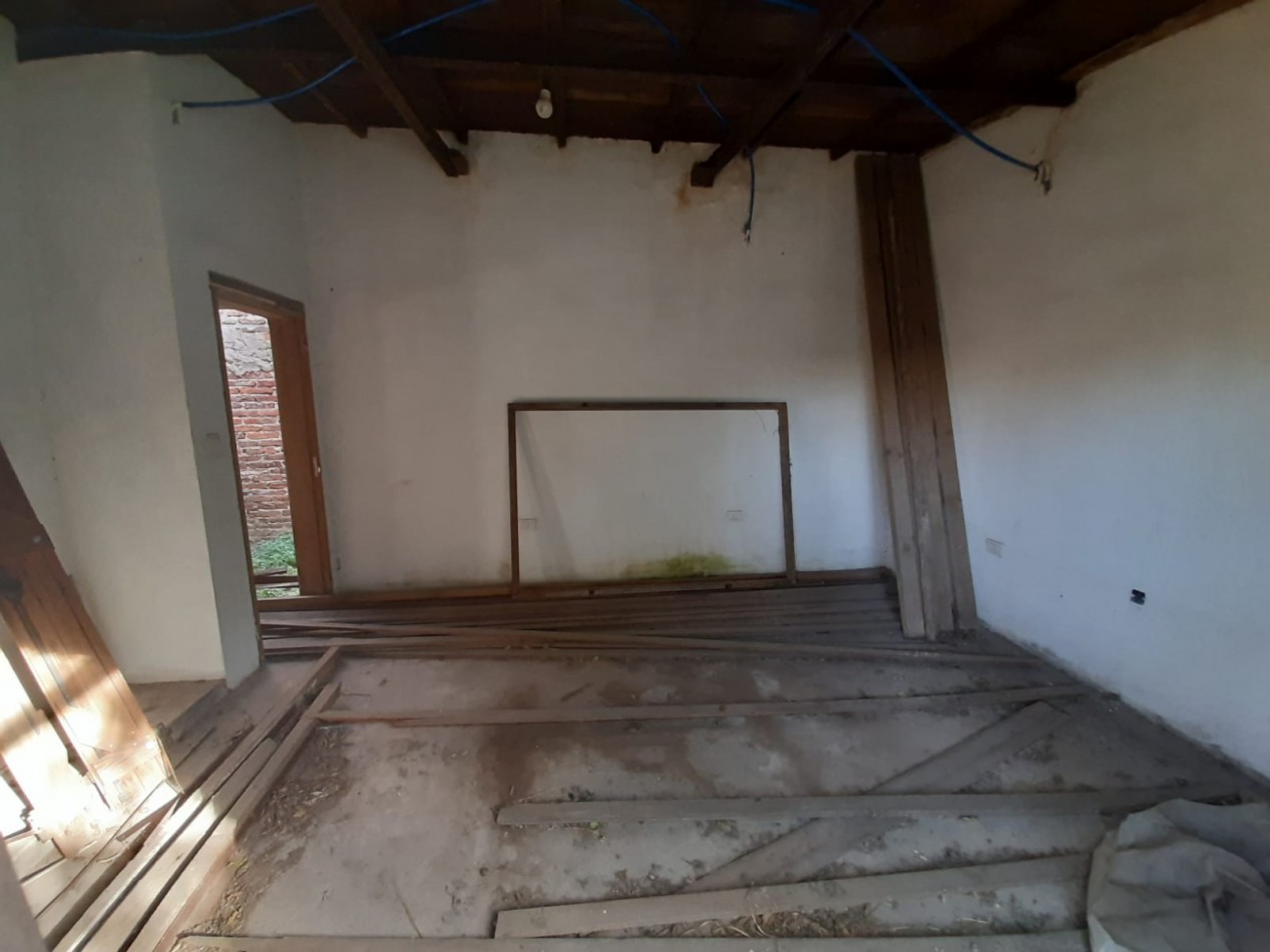 Lote edificado en venta
