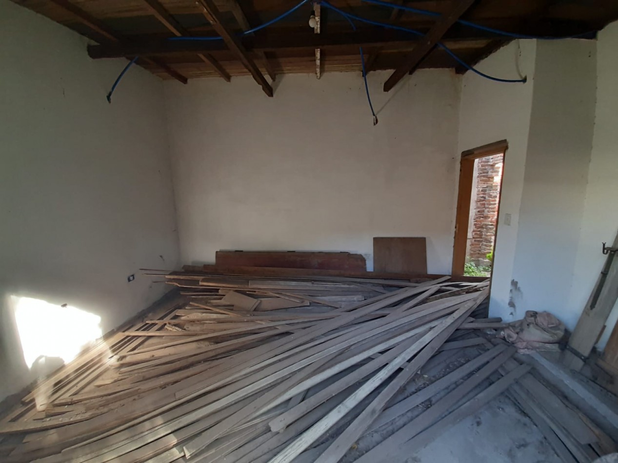 Lote edificado en venta