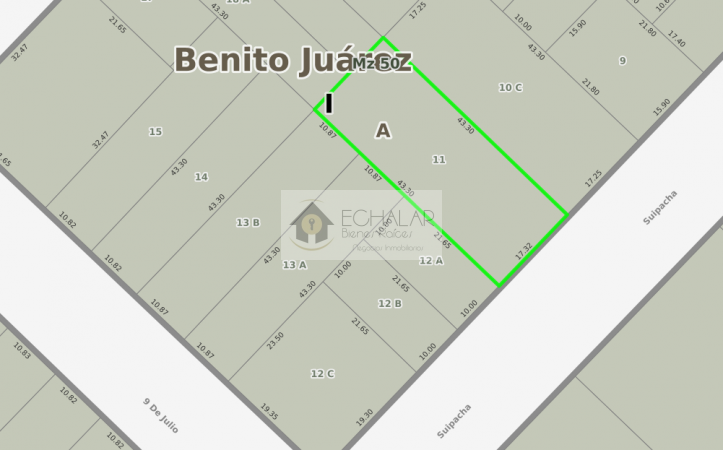 Lote centrico, Juarez